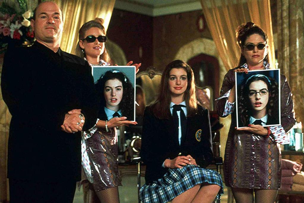 Mia's picture-perfect Before & After Makeover Transformation in The Princess Diaries (2001)