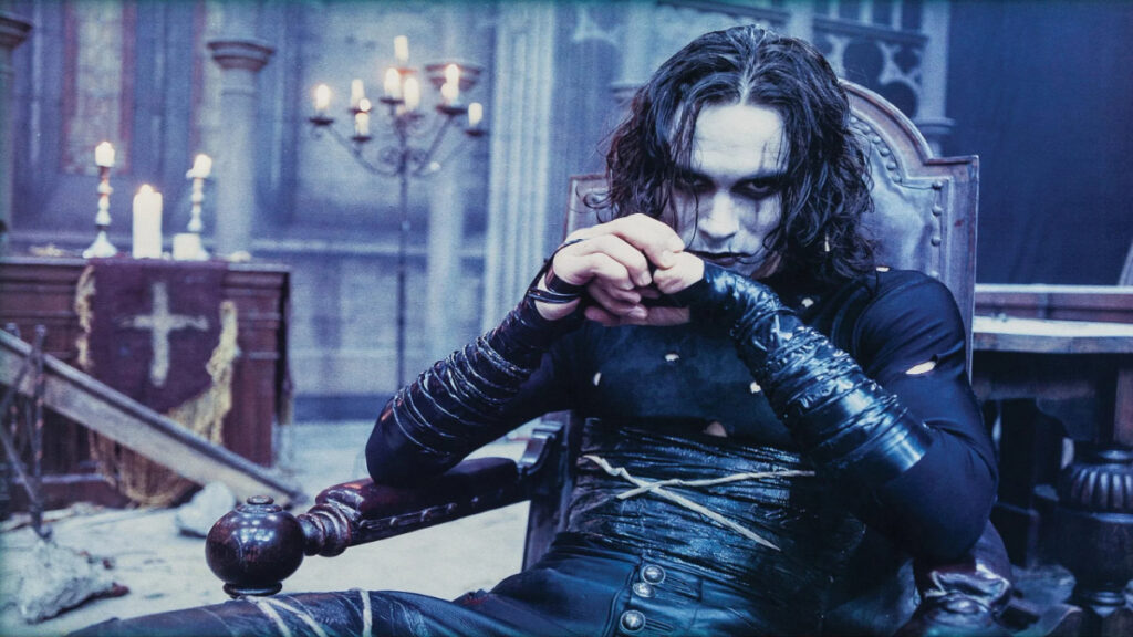 Brandon Lee as The Crow in 1994