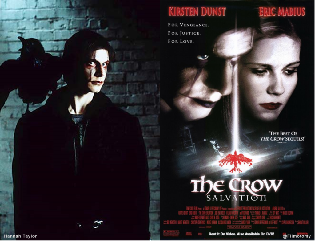 The Crow in Salvation and the Movie Poster