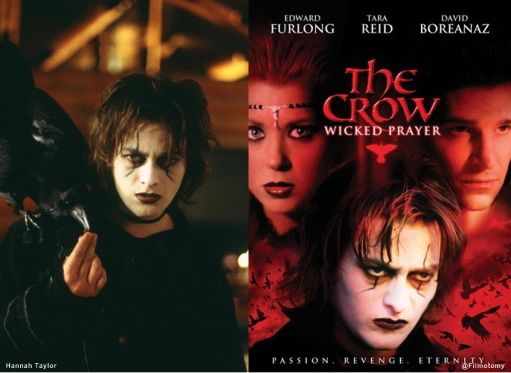 The Crow in Wicked Prayer and the Movie Poster Filmotomy