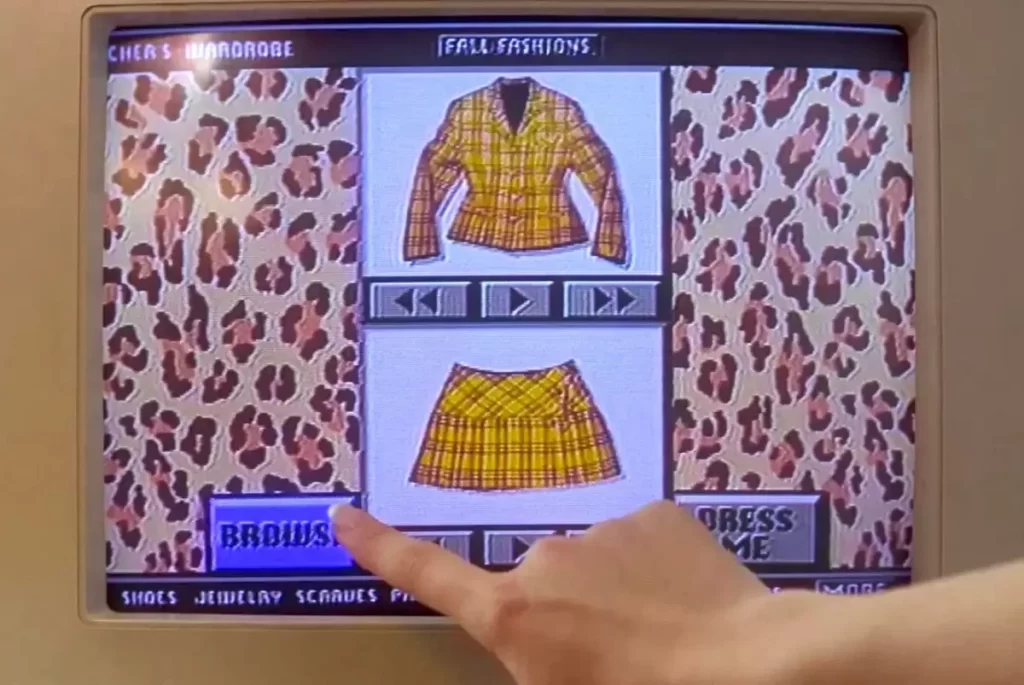 Cher's Wardrobe App in Clueless (1995)
