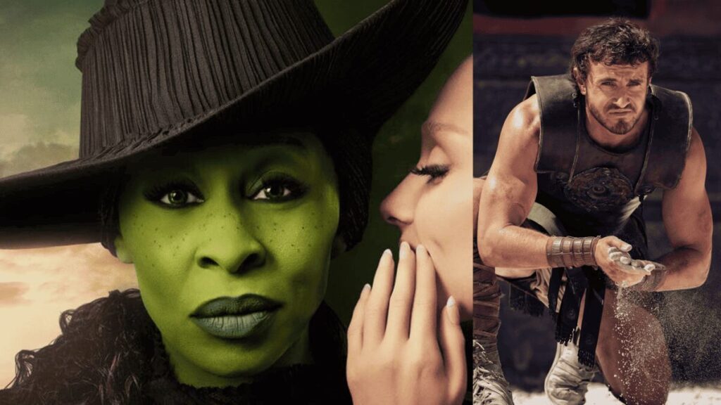 Wicked Poster and Gladiator II Poster