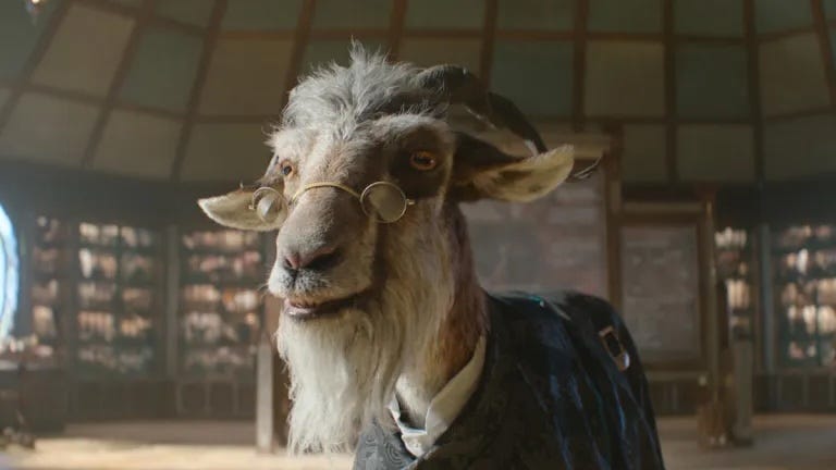 Dr. Dillamond is a Professor for Life Science at Shiz University - Filmotomy