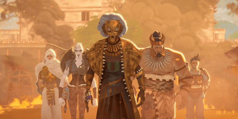 The characters from Eyes of Wakanda animated TV show - Filmotomy