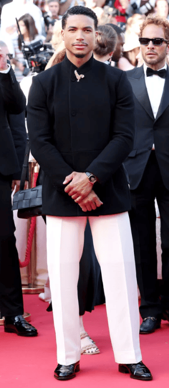 Greg Tarzan Davis wearing Dior at Cannes 2025 - Filmotomy