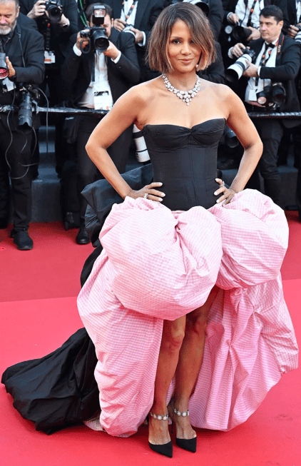Halle Berry wearing Celia Kritharioti Couture at Cannes 2025 - Filmotomy