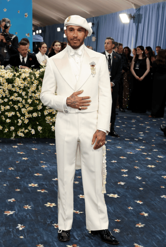 Lewis Hamilton at the Met Gala 2025 - Filmotomy