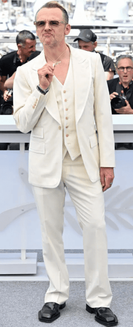 Simon Pegg wearing Paul & Joe at the Cannes 2025 Photocall -Filmotomy