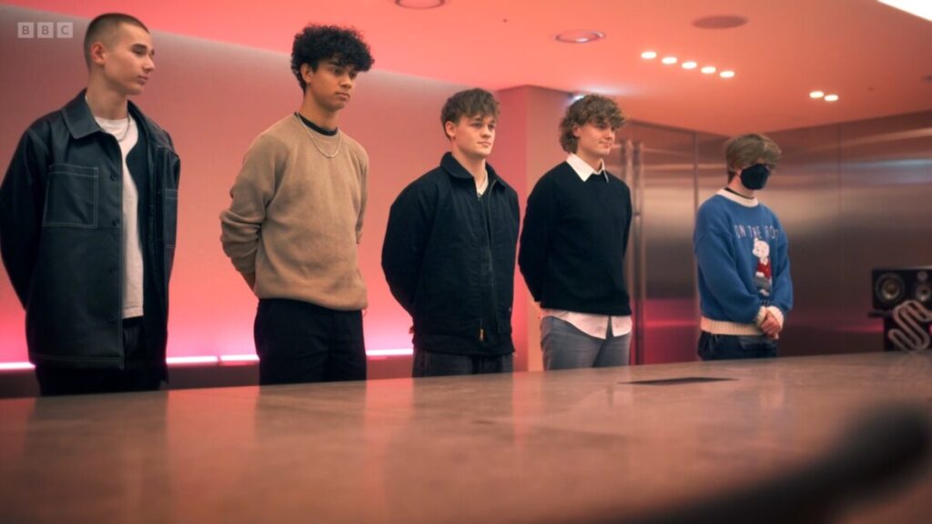 : BBC Made In Korea: The K-pop Experience TV show boyband image from episode two – Filmotomy