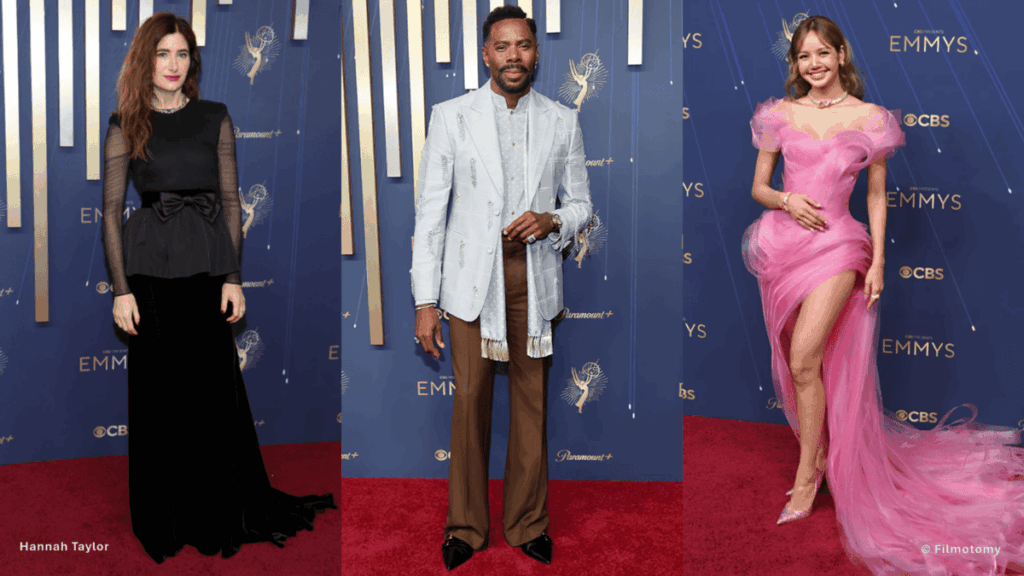 Emmys 2025 Red Carpet Fashion - Kathryn Hahn, Colman Domingo, and LISA - Filmotomy