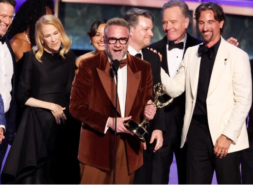 The Cast of The Studio at the Emmys 2025 - Filmotomy