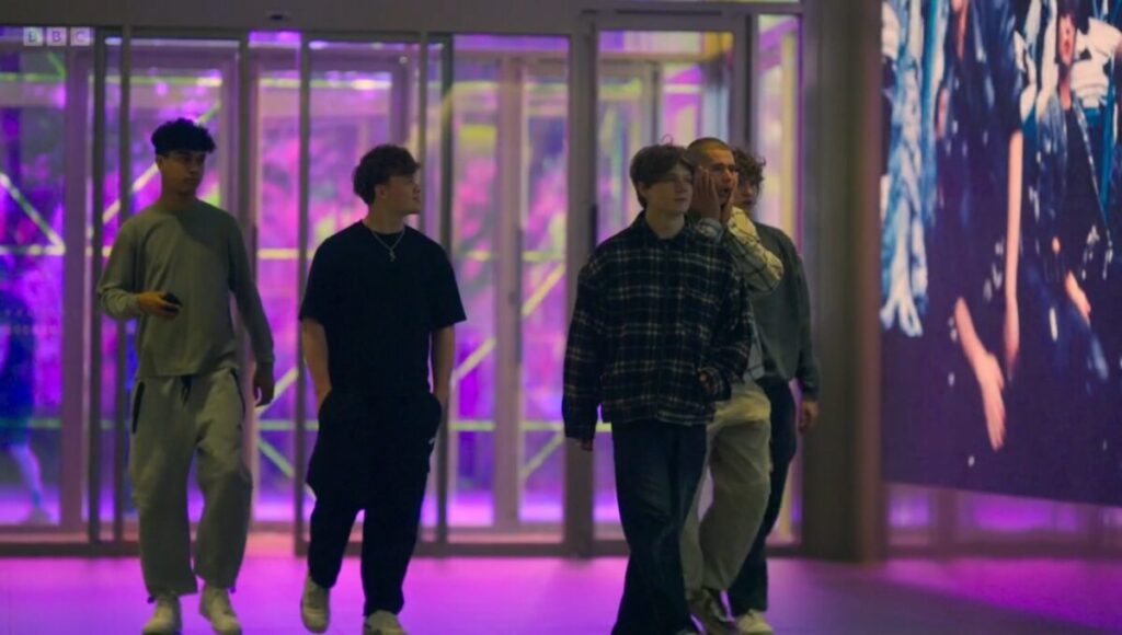 (L-R) Dexter, Blaise, James, Reese, and Olly/ Image Courtesy of BBC - Filmotomy