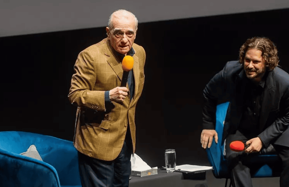 Martin Scorsese and Edgar Wright at the BFI London Film Festival. Image Courtesy of Raph PH – Filmotomy