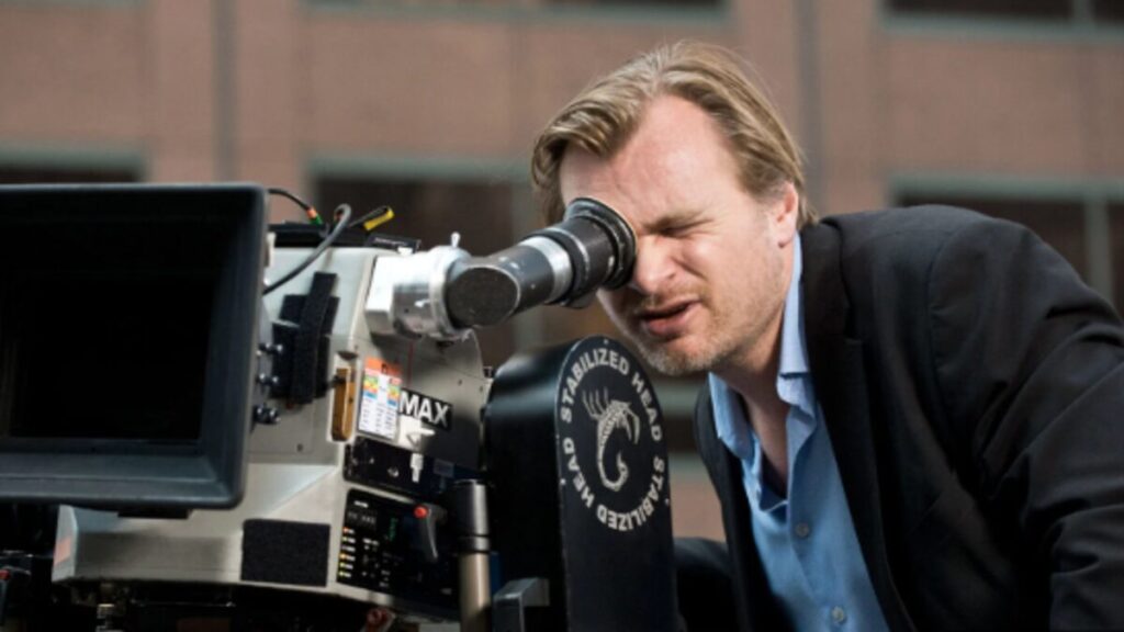 Christopher Nolan directing - Image for the BFI Screen Talk: Christopher Nolan article - Filmotomy