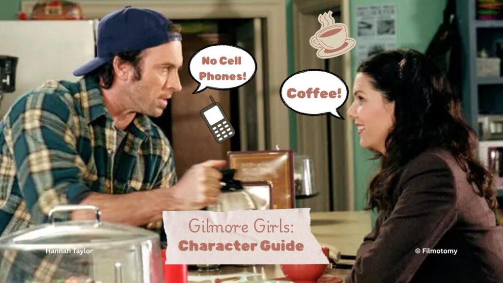Gilmore Girls Character Guide - Luke & Lorelai in Luke's Diner - Filmotomy