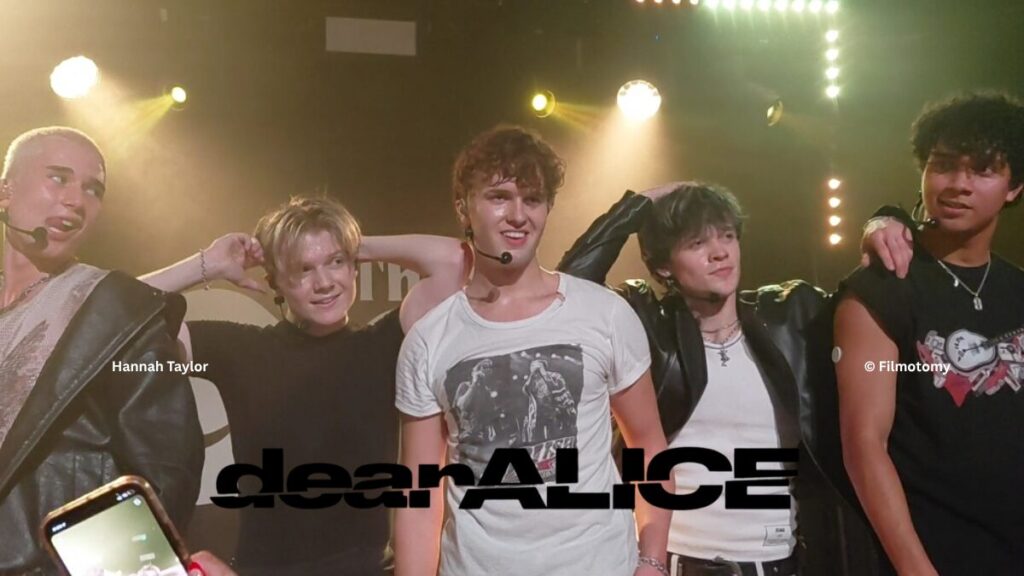 dearALICE members – Reese, James, Olly, Blaise, and Dexter - Filmotomy