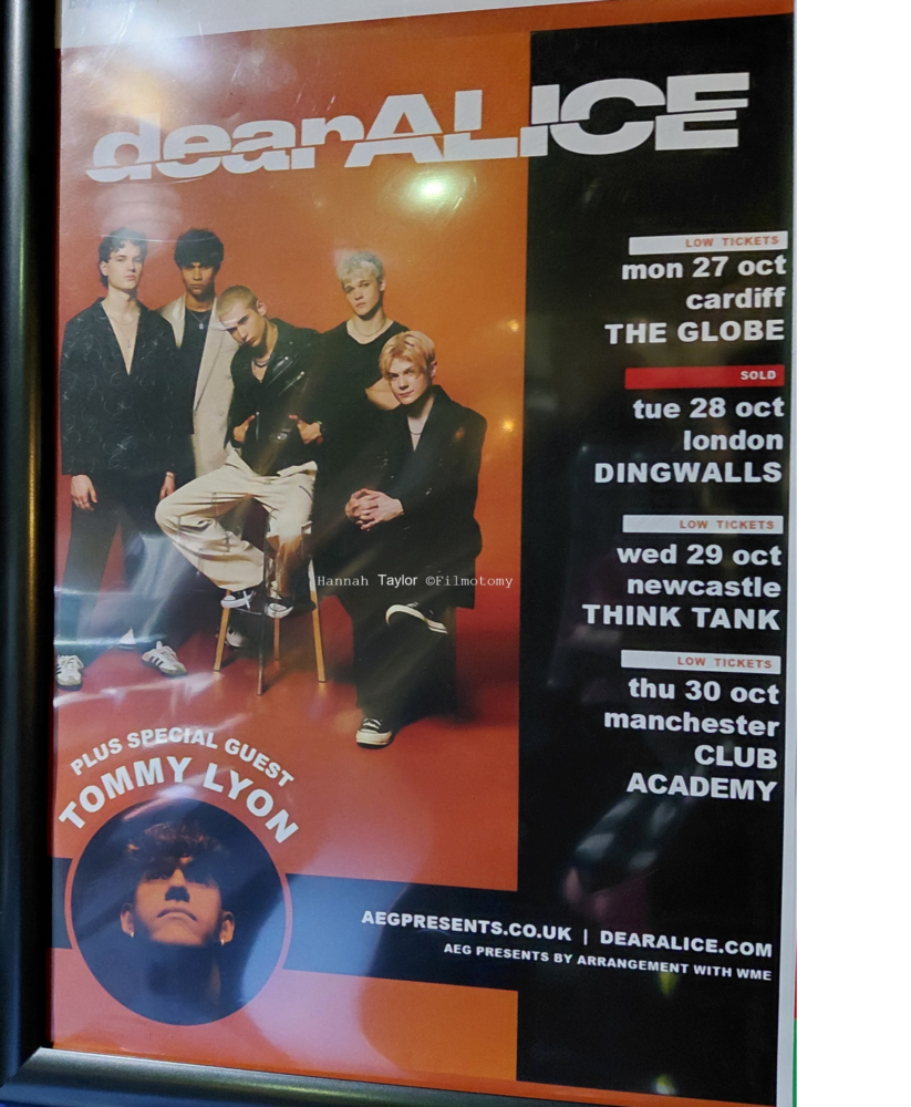 dearALICE Tour Poster - Filmotomy