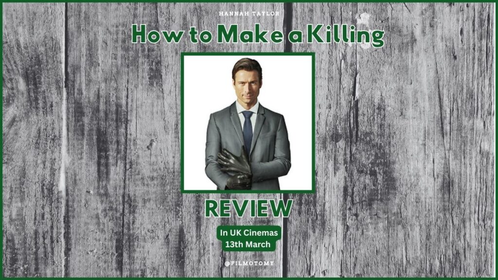 Glen Powell on the poster for How to Make a Killing (2026)