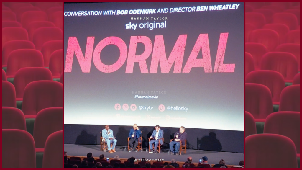 Normal Screening and Q&A with director Ben Wheatley, stars – Bob Odenkirk, Billy MacLellan, and interviewer Amon Warmonn at Picturehouse Central, London. - Filmotomy